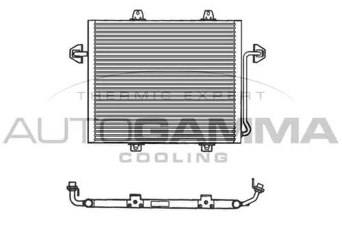 кондензатор, климатизация AUTOGAMMA 101787