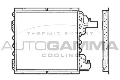 кондензатор, климатизация AUTOGAMMA 101790