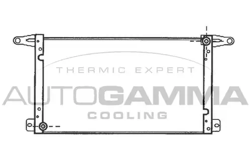кондензатор, климатизация AUTOGAMMA 101814