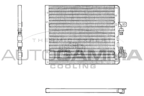 кондензатор, климатизация AUTOGAMMA 101827