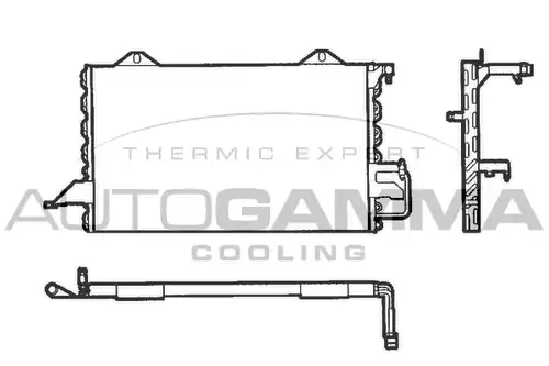 кондензатор, климатизация AUTOGAMMA 101831