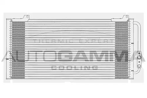 кондензатор, климатизация AUTOGAMMA 101846