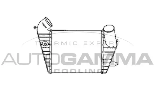 интеркулер (охладител за въздуха на турбината) AUTOGAMMA 101856