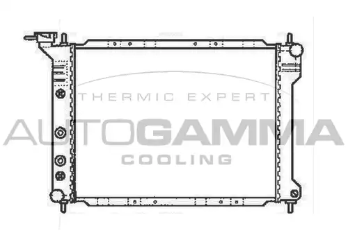воден радиатор AUTOGAMMA 101984