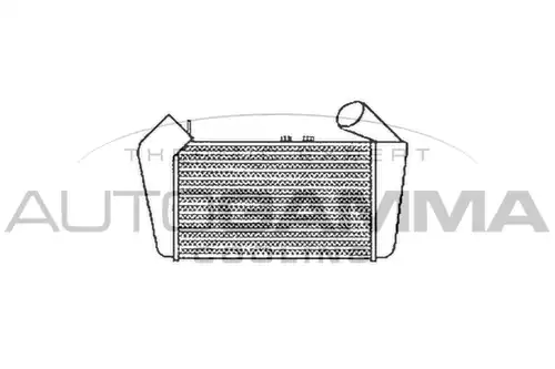 интеркулер (охладител за въздуха на турбината) AUTOGAMMA 102392