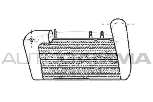 интеркулер (охладител за въздуха на турбината) AUTOGAMMA 102393