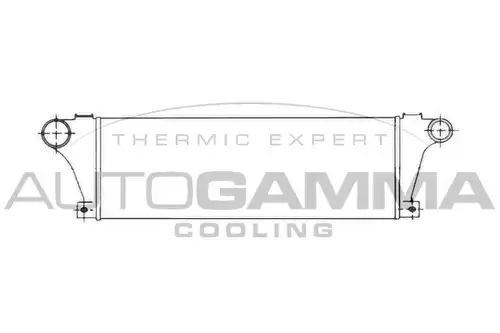 интеркулер (охладител за въздуха на турбината) AUTOGAMMA 102396