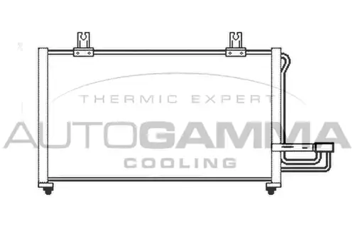 кондензатор, климатизация AUTOGAMMA 102557