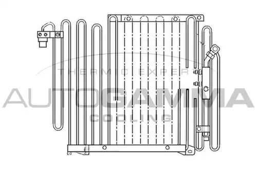 кондензатор, климатизация AUTOGAMMA 102572