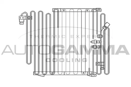 кондензатор, климатизация AUTOGAMMA 102573