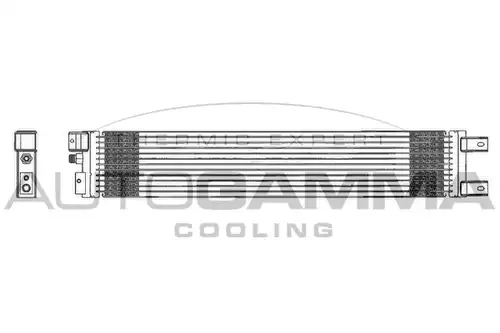 кондензатор, климатизация AUTOGAMMA 102624