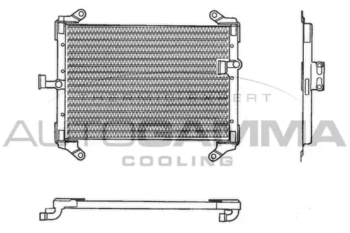 кондензатор, климатизация AUTOGAMMA 102633