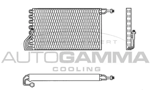 кондензатор, климатизация AUTOGAMMA 102634