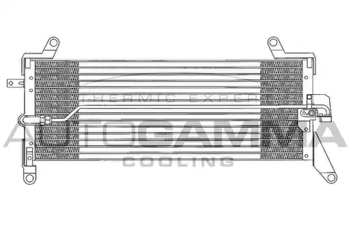 кондензатор, климатизация AUTOGAMMA 102641