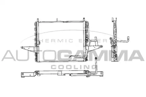 кондензатор, климатизация AUTOGAMMA 102654