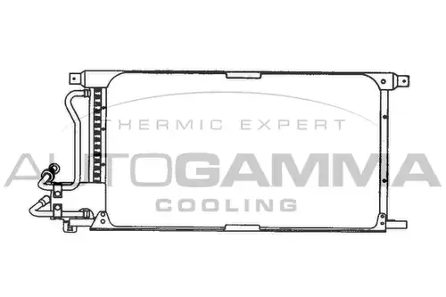 кондензатор, климатизация AUTOGAMMA 102657