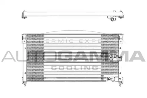 кондензатор, климатизация AUTOGAMMA 102659