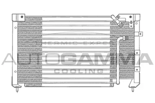 кондензатор, климатизация AUTOGAMMA 102669