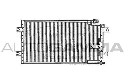 кондензатор, климатизация AUTOGAMMA 102680