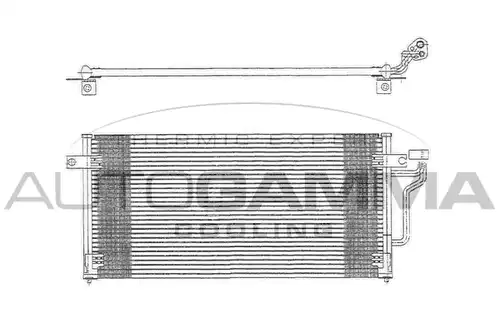 кондензатор, климатизация AUTOGAMMA 102711