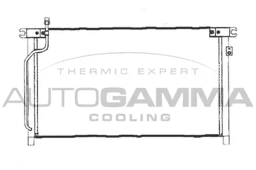 кондензатор, климатизация AUTOGAMMA 102729