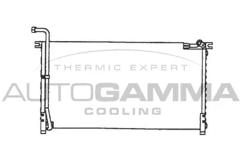кондензатор, климатизация AUTOGAMMA 102730