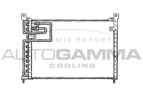 кондензатор, климатизация AUTOGAMMA 102769