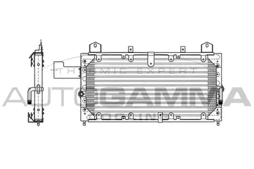 кондензатор, климатизация AUTOGAMMA 102772