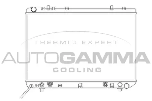 воден радиатор AUTOGAMMA 102903