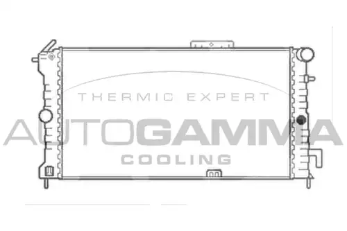воден радиатор AUTOGAMMA 103184