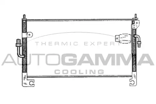 кондензатор, климатизация AUTOGAMMA 103289