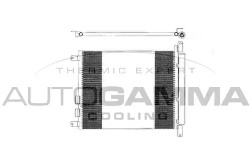 кондензатор, климатизация AUTOGAMMA 103296