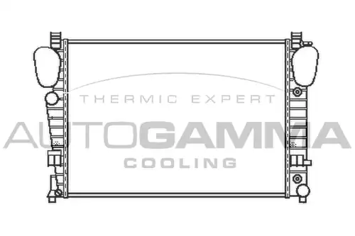 воден радиатор AUTOGAMMA 103462