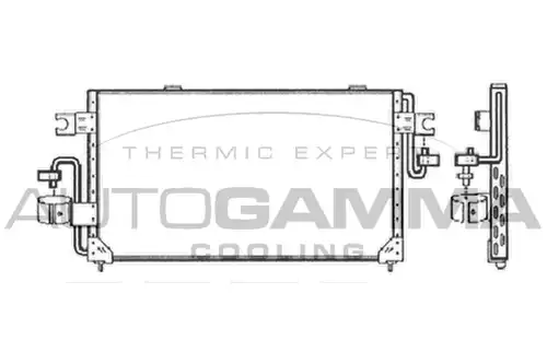 кондензатор, климатизация AUTOGAMMA 103506
