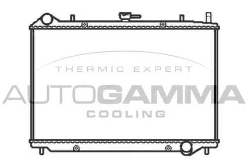 воден радиатор AUTOGAMMA 103515