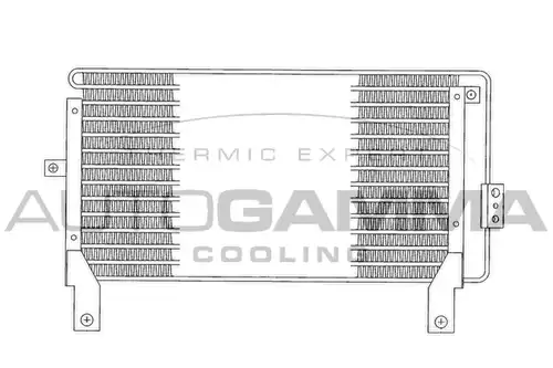 кондензатор, климатизация AUTOGAMMA 103681