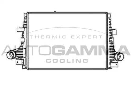 интеркулер (охладител за въздуха на турбината) AUTOGAMMA 103716