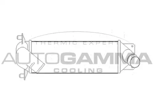 интеркулер (охладител за въздуха на турбината) AUTOGAMMA 103742