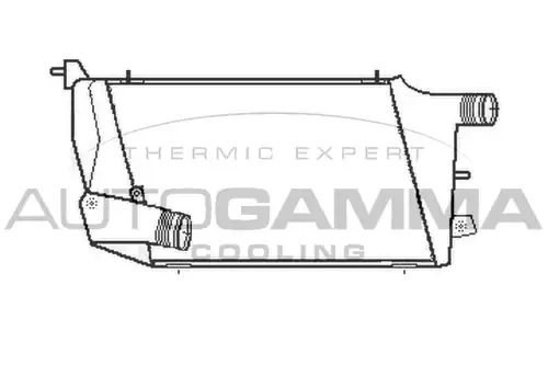 интеркулер (охладител за въздуха на турбината) AUTOGAMMA 103765