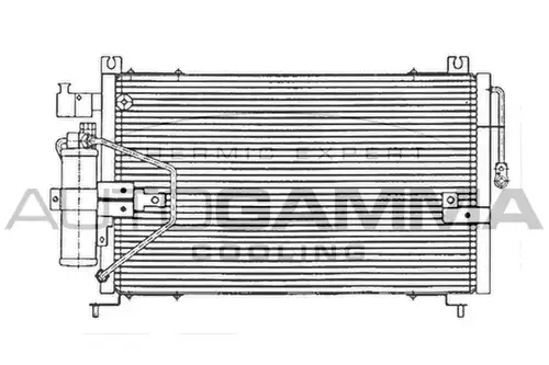 кондензатор, климатизация AUTOGAMMA 103790