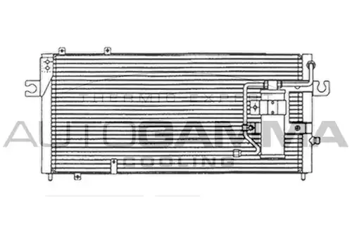 кондензатор, климатизация AUTOGAMMA 103803