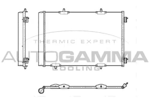 кондензатор, климатизация AUTOGAMMA 103972