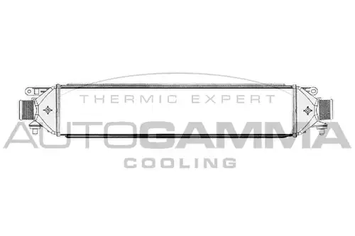 интеркулер (охладител за въздуха на турбината) AUTOGAMMA 103993