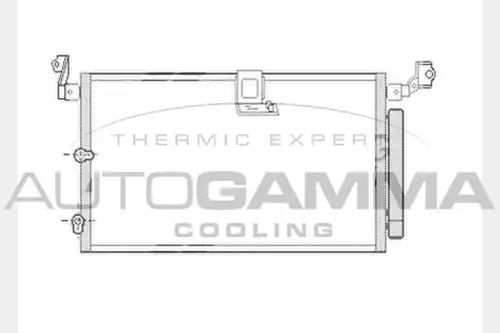 кондензатор, климатизация AUTOGAMMA 104026