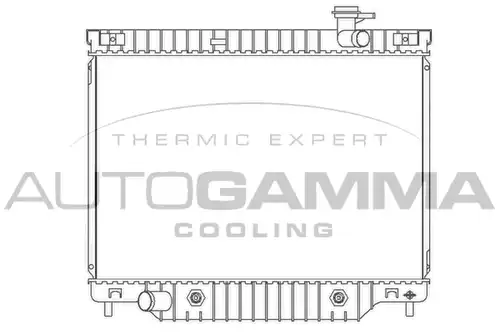 воден радиатор AUTOGAMMA 104422