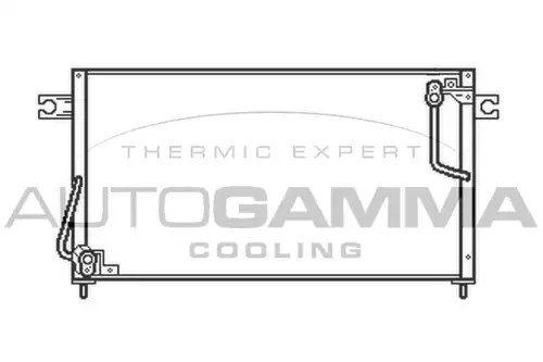 кондензатор, климатизация AUTOGAMMA 104460