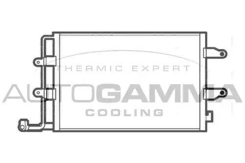 кондензатор, климатизация AUTOGAMMA 104576