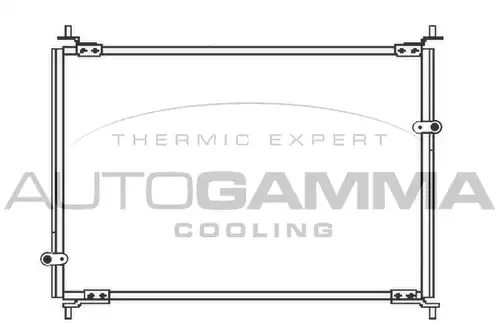 кондензатор, климатизация AUTOGAMMA 104951