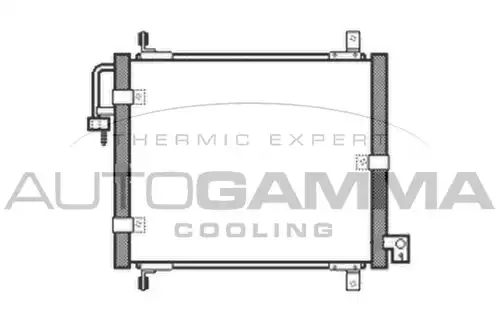 кондензатор, климатизация AUTOGAMMA 105041
