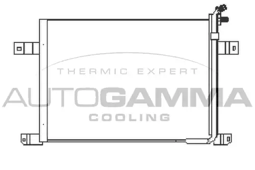 кондензатор, климатизация AUTOGAMMA 105078